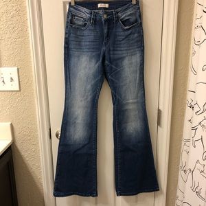 KanCan signature medium wash flare jeans 26